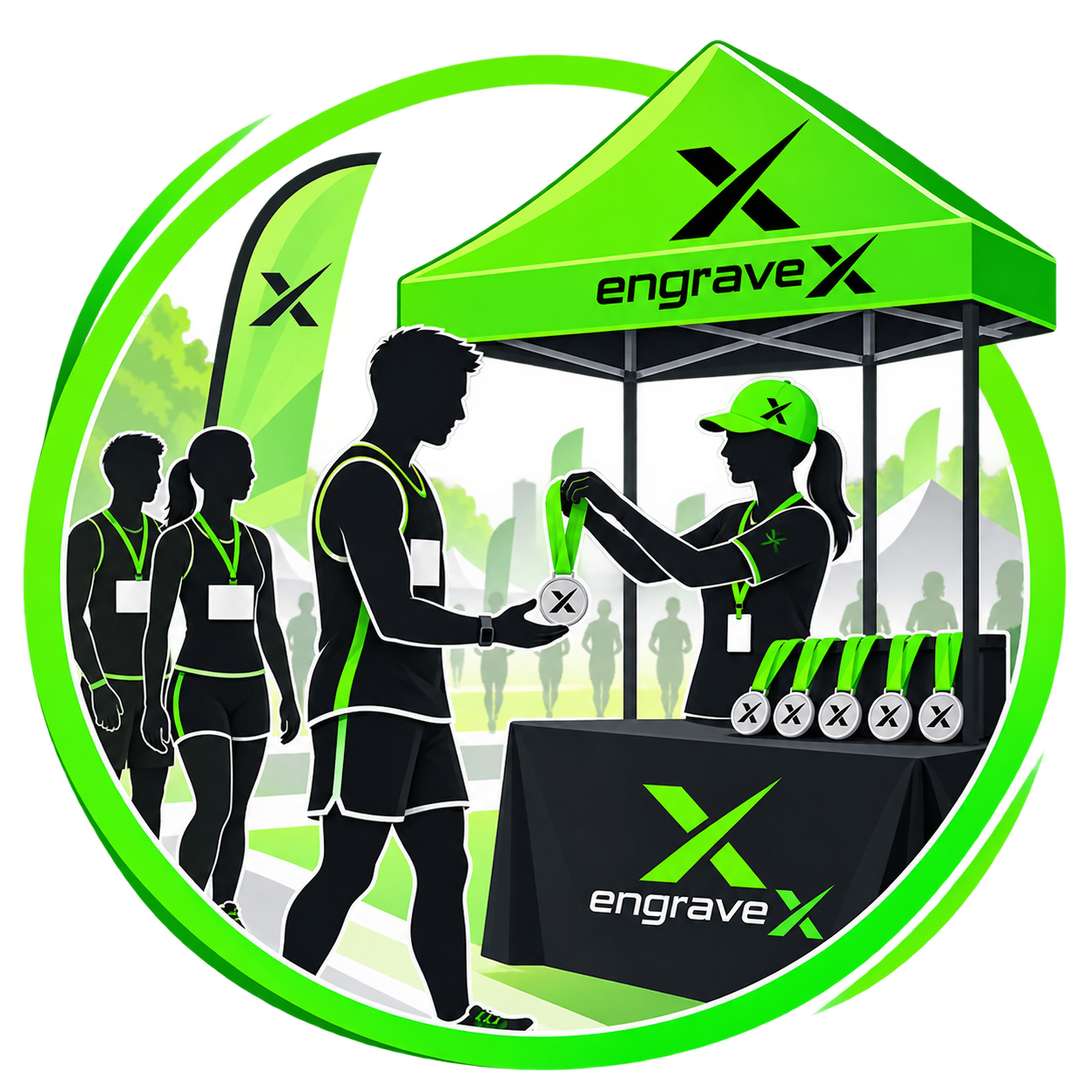 Receive your personalised medal